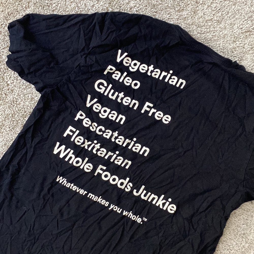 WFM Whatever Makes You Whole black t-shirt - Picture 2 of 8